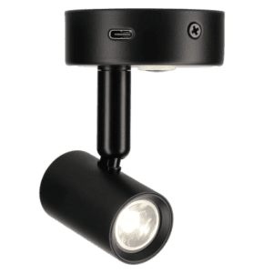 Felino Aufbau Spot mit USB-C black