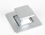 Push Lock eckig silber