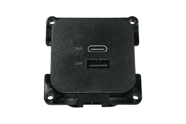 C-Line USB A +C schwarz
