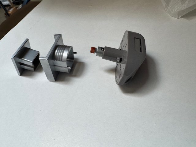 Schubladenknopf Konfurn silber eckig – Bild 4