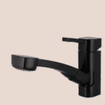 Einhebelmischer CAPRI mit ausziehbarer Dusche PICCINA mattschwarz