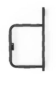 Universeller Aluminium-Heckträger - Beifahrerseite - mattschwarz - von Rover Vans